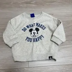 裏起毛トレーナー　ミッキー