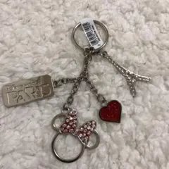 新品 ディズニーランド パリ限定 ミニー キーホルダー エッフェル塔 フランス
