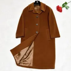 ほぼ未使用✨　タリアトーレ　アルパカ　ウール　38 ブラウン　ロング　コート 2025年最新】TAGLIATORE ジャケット・アウターの人気アイテム - メルカリ