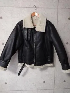 【Ungrid】フェイクムートンボアブルゾン