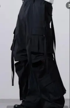 CLEL 2wayデザイン ナイロンテクノパンツ