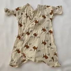 BREEZE 犬プリント カバーオール ロンパース 60