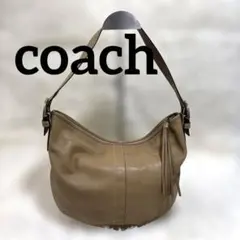 COACH コーチ ハーフムーン レザー ショルダーバッグ8A03