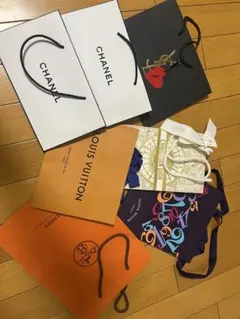 ブランドショッパーエルメス 、シャネル、ヴィトン、ディオール、サンローラン紙袋