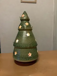 ツリー型 陶器製小物入れ 花柄装飾 - メルカリ