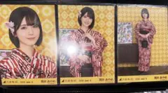 乃木坂46 生写真 筒井あやめ 浴衣2026 3種コンプ - メルカリ