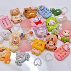44 デコパーツ　ゆめかわ　くまなど　写真全部
