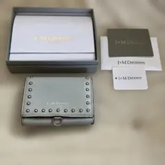 J &MDAVIDSON スタッズ3つ折り財布ブルーグレーのサムネイル