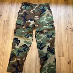 米軍実物 デッド! XS BDUパンツ ウッドランド ノンリップ XS08