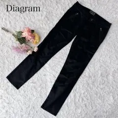 ダイアグラム　グレースコンチネンタル　カーゴパンツ　ブラック　黒　日本製のサムネイル