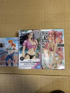 セクシーフィギュア　ラクスクライン，ニコロビン，ナミ フィギュア 3点セット