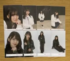 森田ひかる 櫻坂46 生写真 Addiction レザージャケット コンプ ④