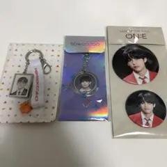 【新品】公式 BTS V キーリング 缶バッジ 3点セット テテ
