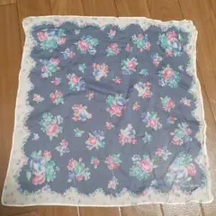 mario valentino ハンカチ　ガーゼ ハンカチーフ 小花 がら 模様