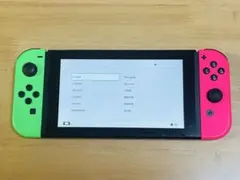 Nintendo Switch 本体 ネオンピンク ネオングリーンのサムネイル