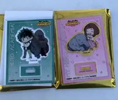 僕のヒーローアカデミア 緑谷出久　麗日お茶子 アクリルスタンド　東山動物園コラボ