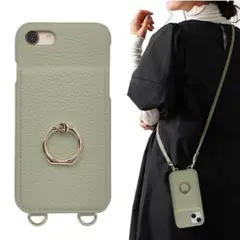 スマホケース for iPhone se 用 ケース ショルダー 背面手帳型