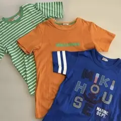 MIKI HOUSE Tシャツ 3点セット 150 160 ミキハウス　半袖美品
