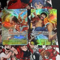 神の島の冒険 モンキー・D・ルフィ SECパラレル OP15-119 2枚