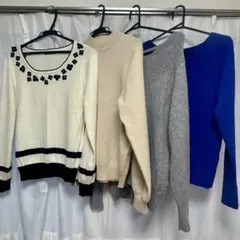 トップス　サイズM程度　4点　セット　長袖ニット