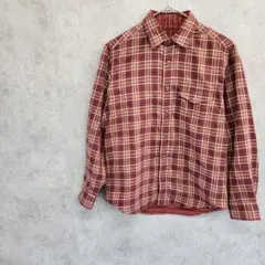 AIGLE エーグル 長袖シャツ　チェック柄　カジュアル　メンズ　S