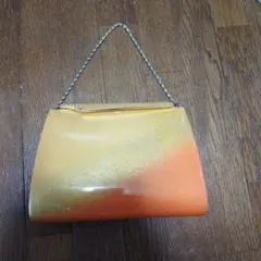 和装用バッグ オレンジと黄色のグラデーション