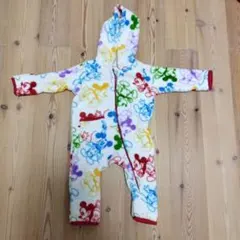 Disney ミッキーマウス柄ロンパース 70
