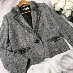 ギャラリービスコンティ　入学式♡　フェミニン♡　ツイード　リボン　ジャケット