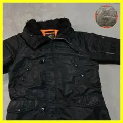 アルファインダストリーズ FlightJacket N-3B ミリタリー 黒 L
