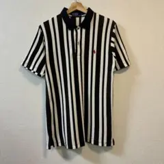 90s Ralph Lauren ラルフローレン  ストライプ ポロシャツ