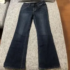 GU フレアデニム　ジーンズ　Sサイズ