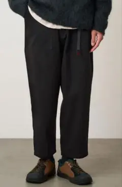 グラミチ　ルーズテーパードパンツ ブラックL