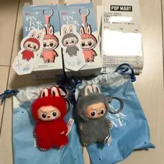 【正規品】PIN FOR LOVE ぬいぐるみペンダントW.X イニシャルラブブ