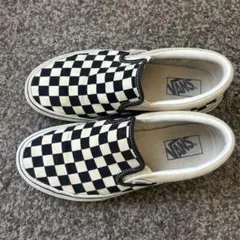 VANS チェッカーボード スリッポン 38