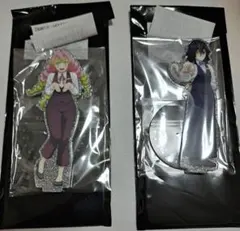 鬼滅の刃 モクテル アクスタ 伊黒小芭内 甘露寺蜜璃　2点セット