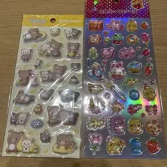 【新品未使用】リラックマ　もっと！ふにふにシール他