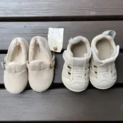 apres les cours×イフミーのサンダル　テータテート　ボアシューズ