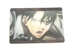 進撃の巨人　リヴァイ クリアカード