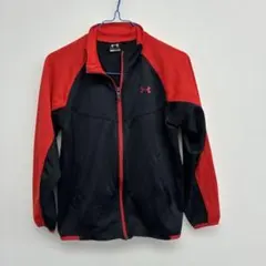 Under Armour キッズ　ジャージ YMD 黒/赤　　マ10