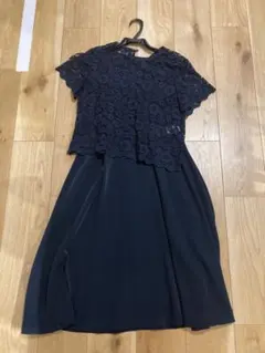 URBAN RESEARCH DOORS ネイビードレス