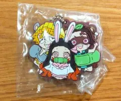 鬼滅の刃キャラばんちょうこうラバーマスコット(竈門炭治郎、竈門禰豆子、我妻善逸)