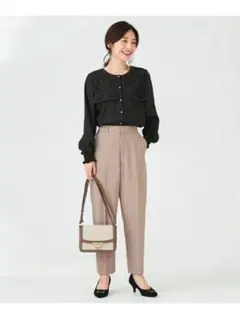 anysis テーパードパンツ　Lサイズ　ベージュ