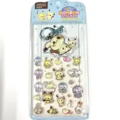 正規品 韓国限定 ポケモン ポケピース キャンディボンボンステッカー&キーリング