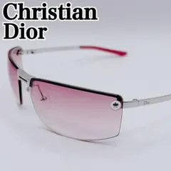 ほぼ未使用✨】Diorスターサングラス ハーフリムカラーレンズ 度なし