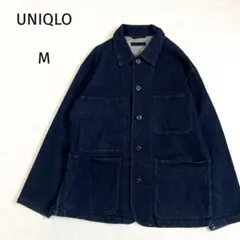ユニクロ UNIQLO ユーティリティジャケット デニム カバーオール M