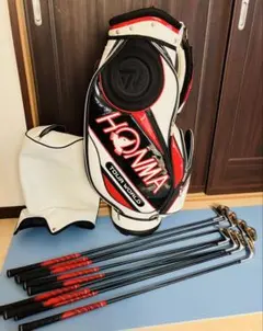 HONMA TOUR WORLD バック、クラブセット 9本 HONMA TOUR WORLD バック、クラブセット 9本 - メルカリ