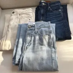 something レディース デニムパンツ 3点セット