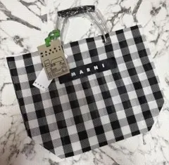 限定1個】MARNI タイプトートバッグ チェック柄 - メルカリ