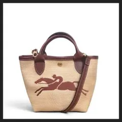 Longchamp プリアージュ パリ サントロペ バケットバッグ ブラウン