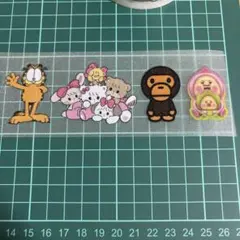 年内は12/22まで⭐️ カラフルキャラクター ステッカーセット